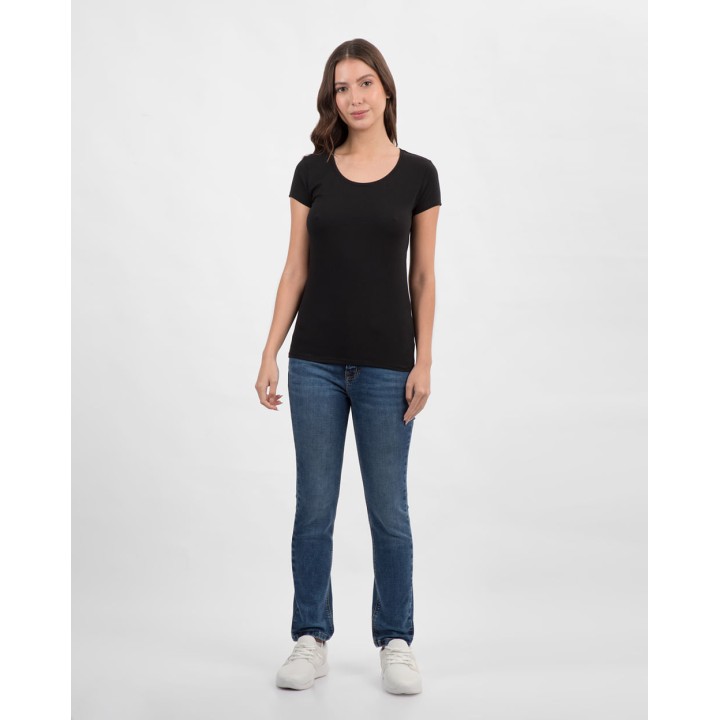 Polo Mujer Dévora Core Negro