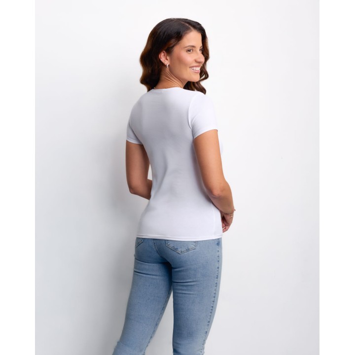 Polo Mujer Dévora Core Blanco
