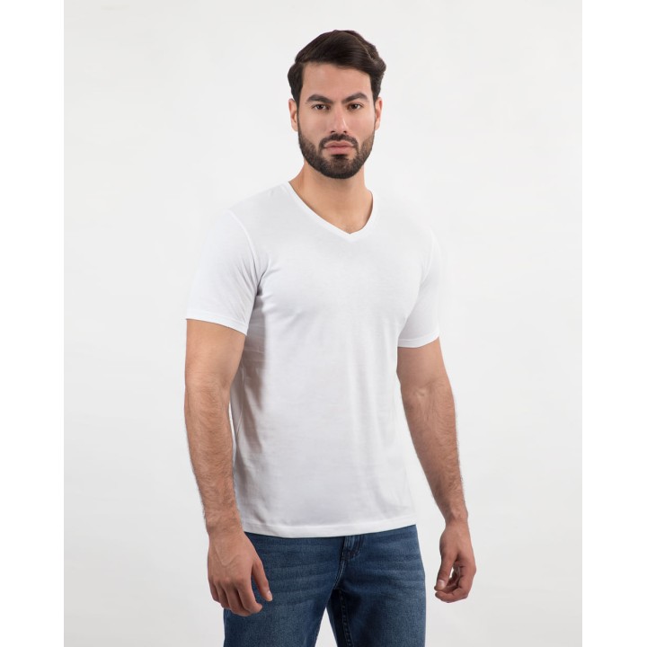 Polo Hombre César Core Blanco