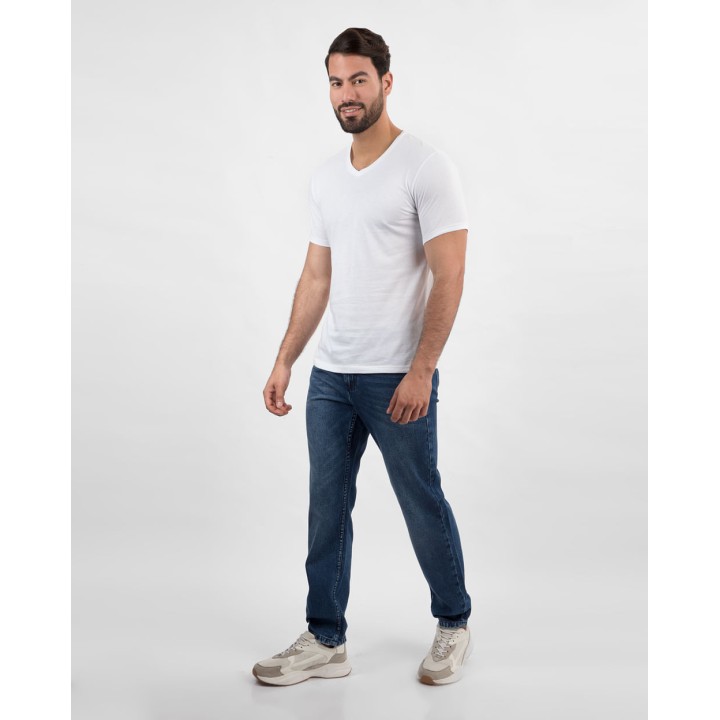 Polo Hombre César Core Blanco