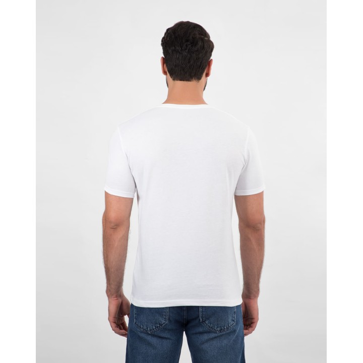 Polo Hombre César Core Blanco