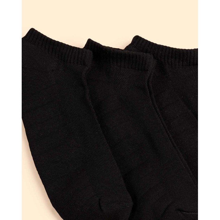 Calcetines Pack x 3 Hombre Mitzo Negro