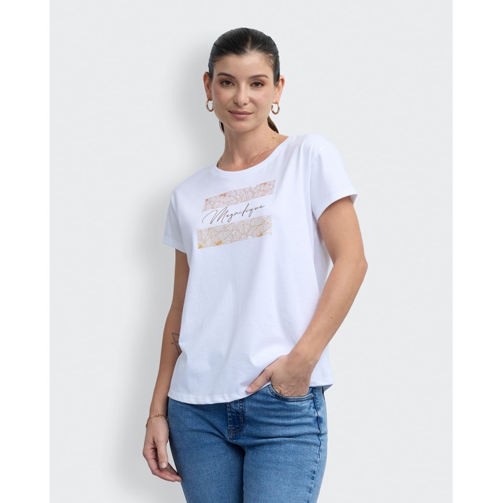 Polo Mujer Niza  Blanco Optico