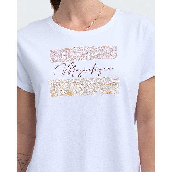 Polo Mujer Niza  Blanco Optico