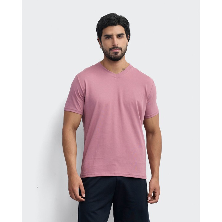 Polo Hombre Antonio Core Malva Oscuro