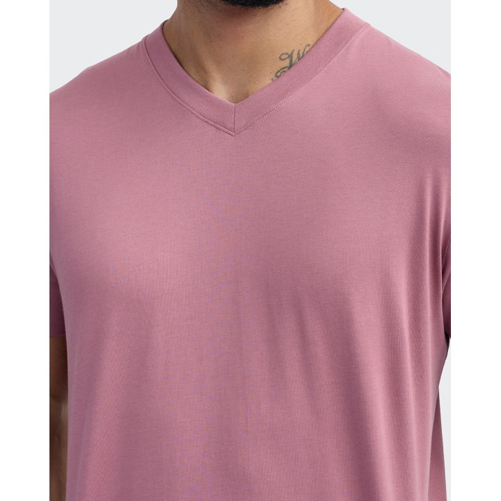 Polo Hombre Antonio Core Malva Oscuro