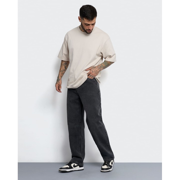 Jean Hombre Tower Total Dark Grey