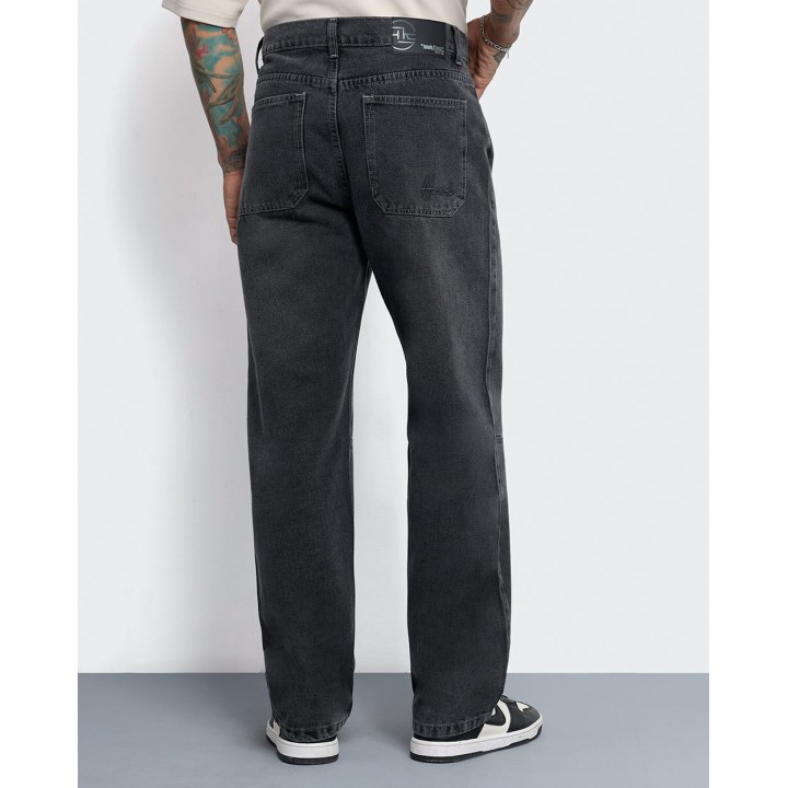 Jean Hombre Tower Total Dark Grey