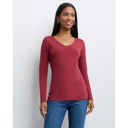Polo Mujer Mariluna Core Rojo Garnet