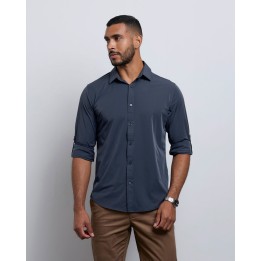 Camisa Hombre Azur Azul Dutty