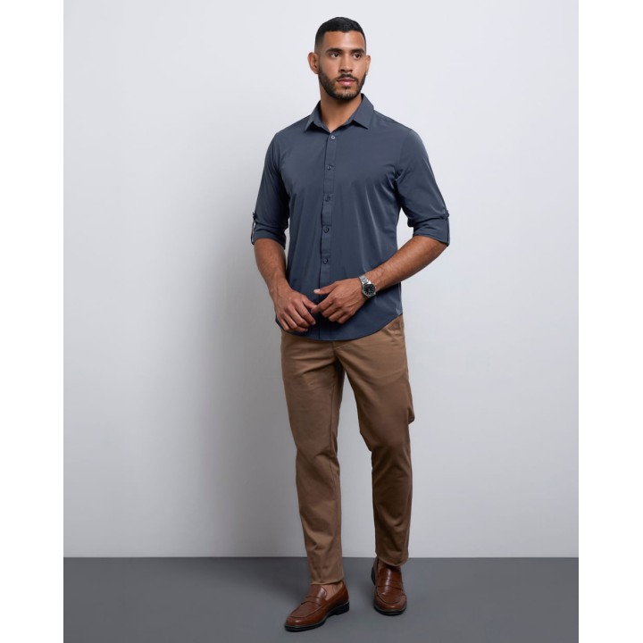 Camisa Hombre Azur Azul Dutty