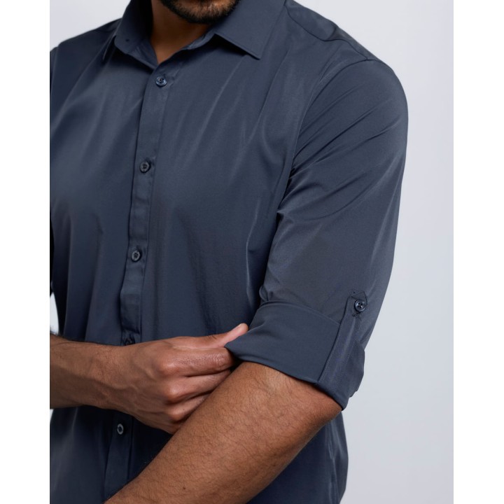 Camisa Hombre Azur Azul Dutty