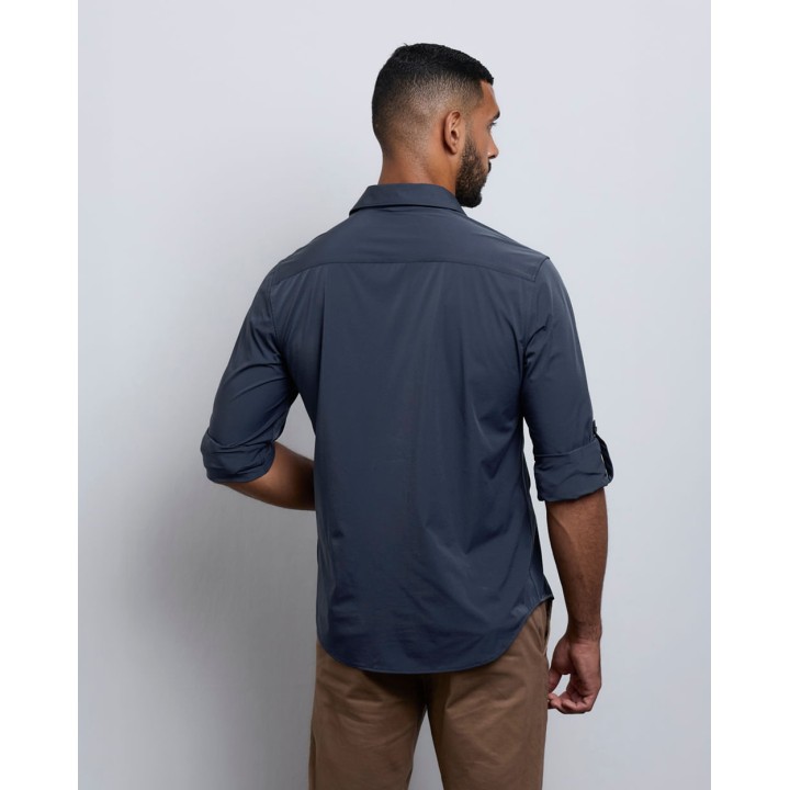 Camisa Hombre Azur Azul Dutty