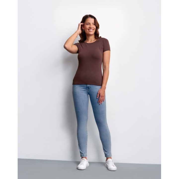 Polo Mujer Devora Core Marron Java