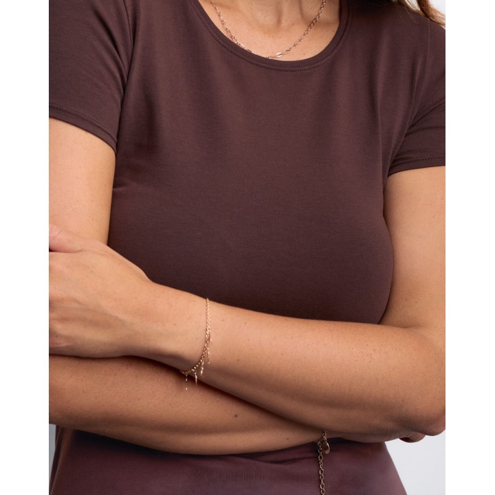 Polo Mujer Devora Core Marron Java