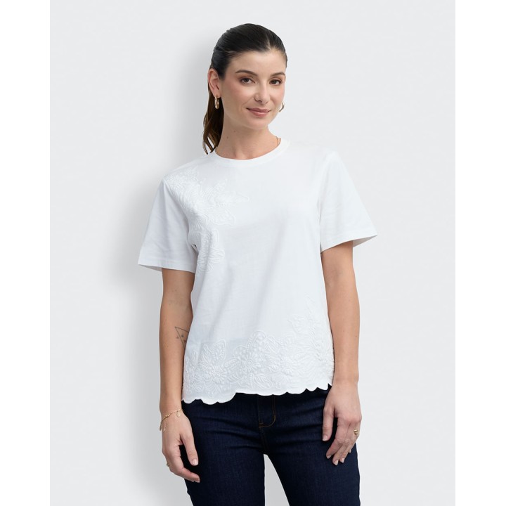 Polo Mujer Yasmin Blanco Optico
