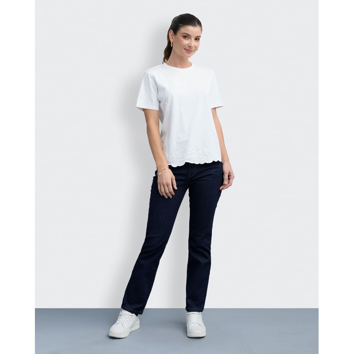 Polo Mujer Yasmin Blanco Optico