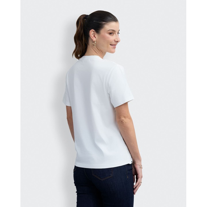 Polo Mujer Yasmin Blanco Optico