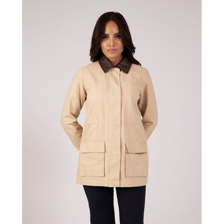 Casaca Mujer Ale Beige Camello