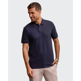 Polo Cuello Camisa Hombre Anthony Azul Oxford