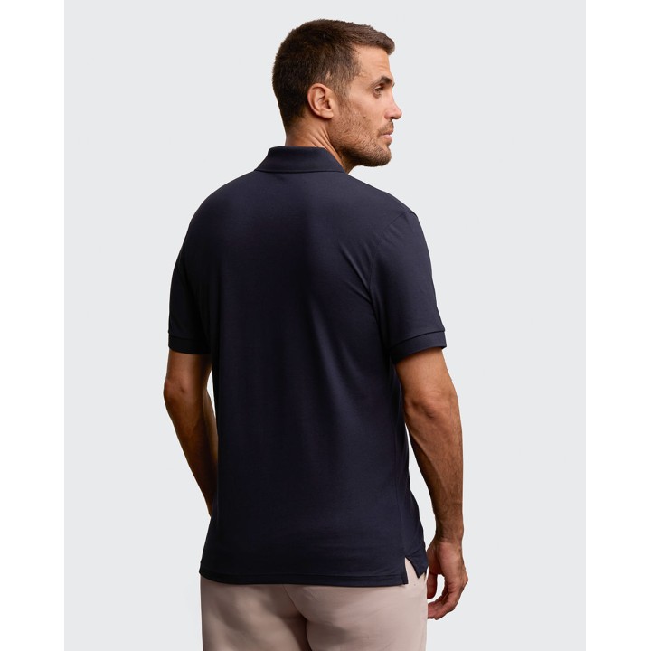 Polo Cuello Camisa Hombre Anthony Azul Oxford
