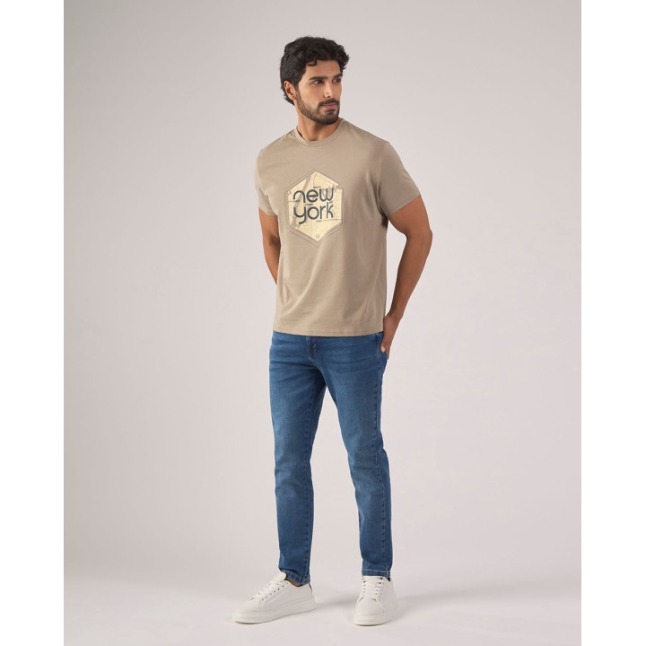 Polo Hombre Ronald Verde Cemento