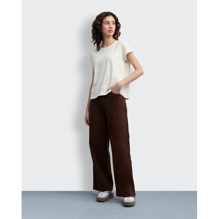 Polo Mujer Main Crema Pastel