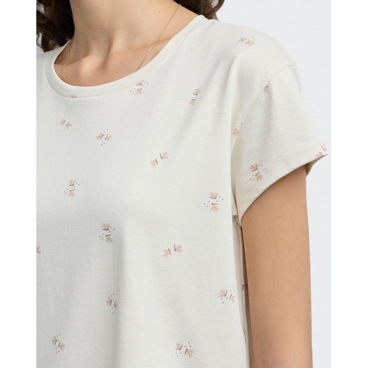 Polo Mujer Main Crema Pastel
