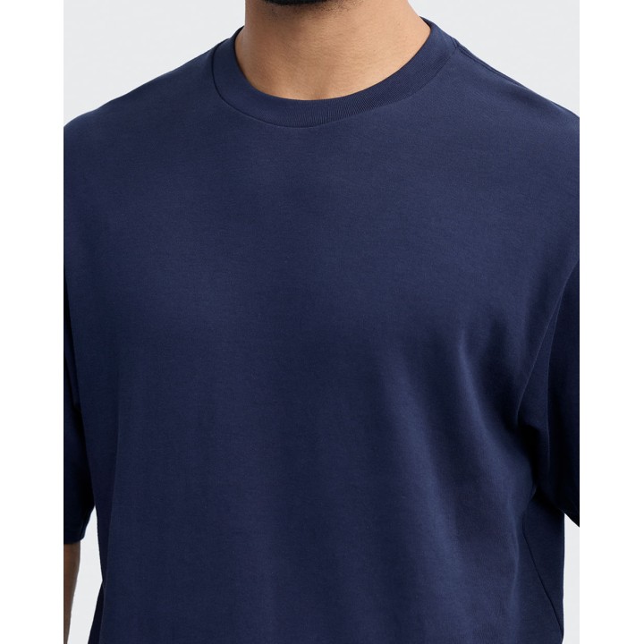 Polo Hombre Fernando Azul Nautico Seda