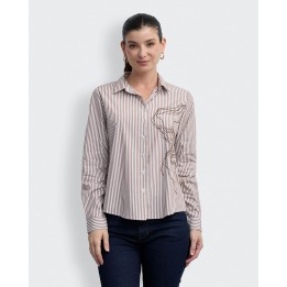 Blusa Mujer Sabah Marron Pecana