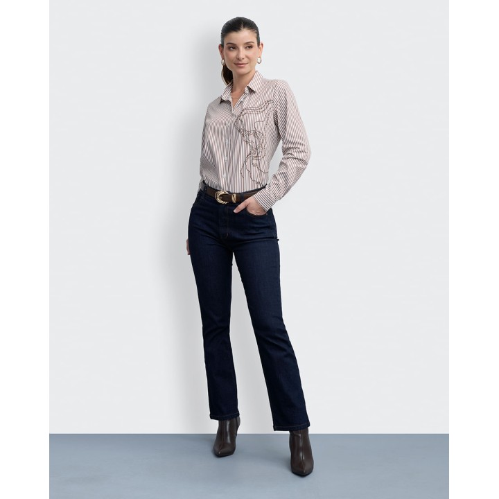 Blusa Mujer Sabah Marron Pecana