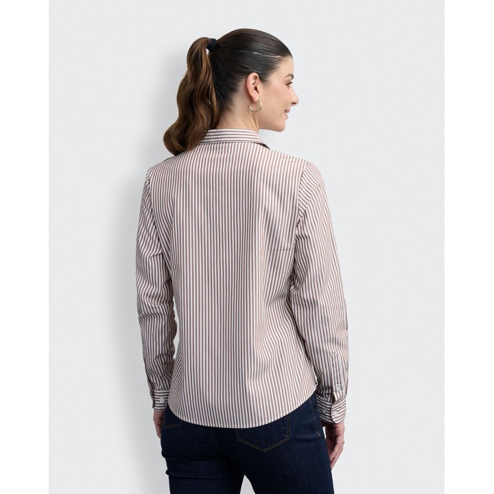 Blusa Mujer Sabah Marron Pecana