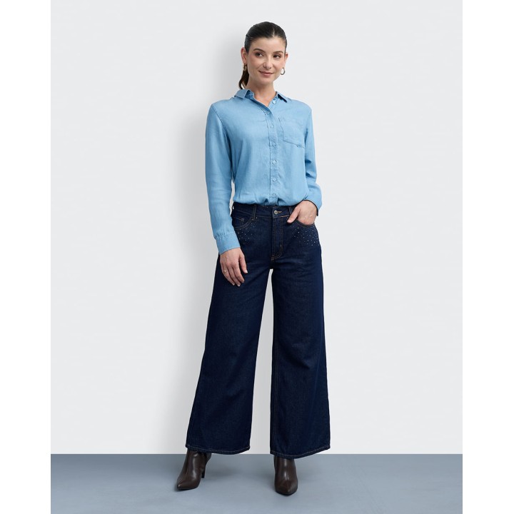 Blusa Mujer Belinda Light Wash