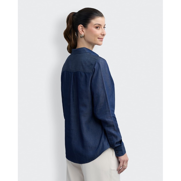 Blusa Mujer Belinda Dark Wash