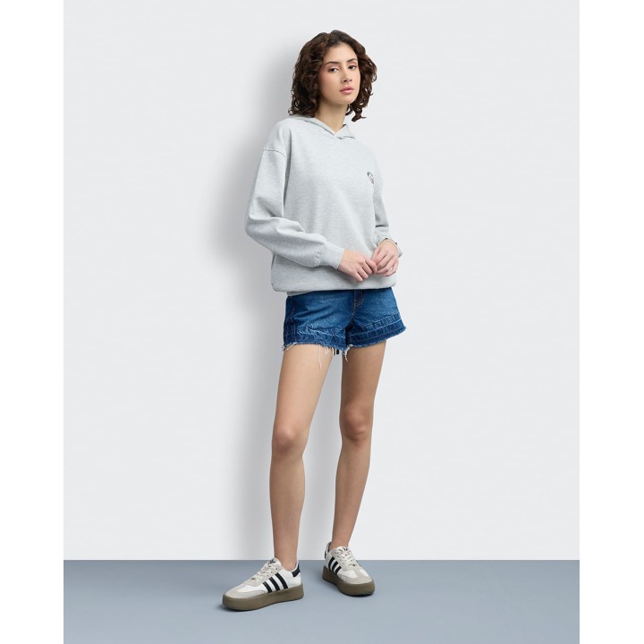 Polera Mujer Denali Gris Melange