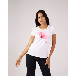 Polo Mujer Romina Blanco Óptico