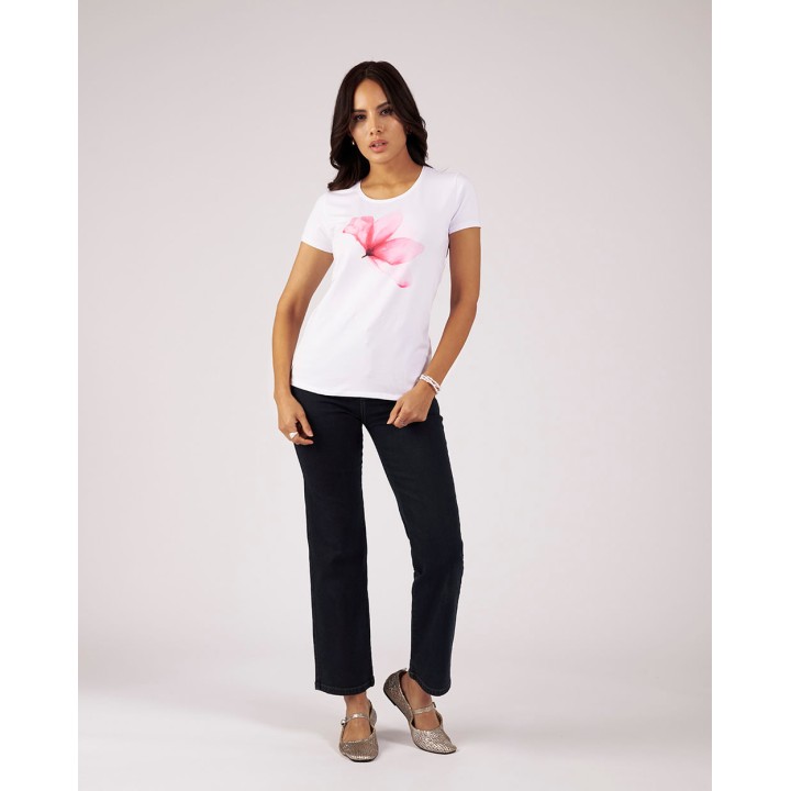 Polo Mujer Romina Blanco Óptico