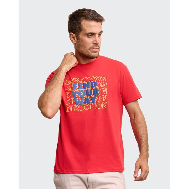 Polo Hombre Ronal Rojo Flama