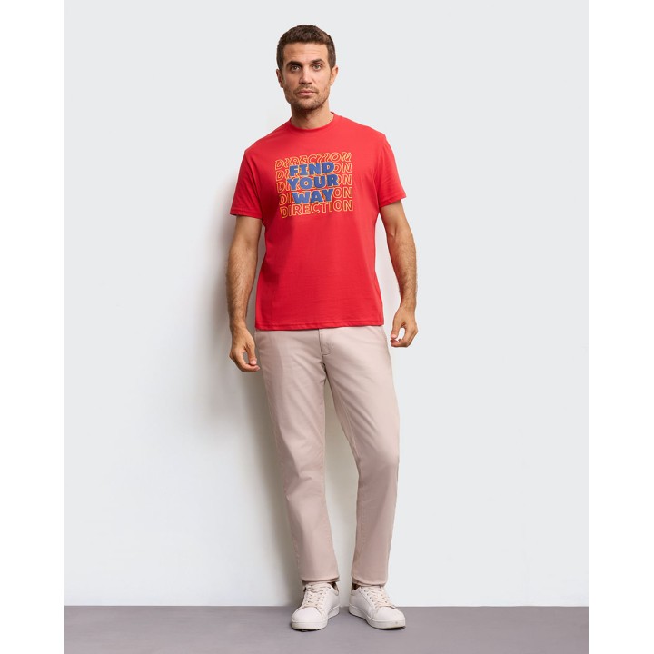 Polo Hombre Ronal Rojo Flama