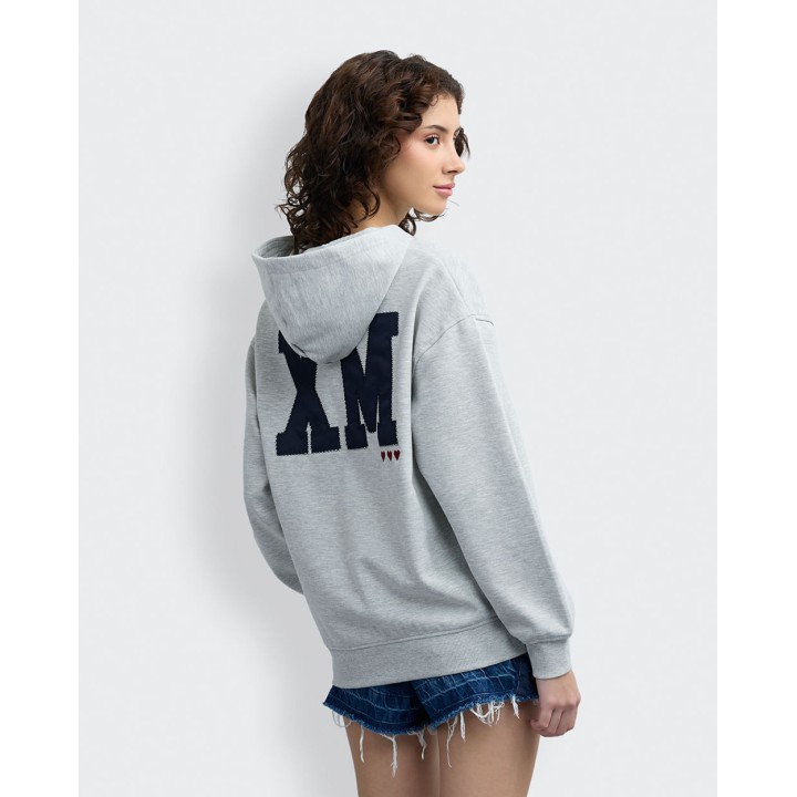 Polera Mujer Denali Gris Melange