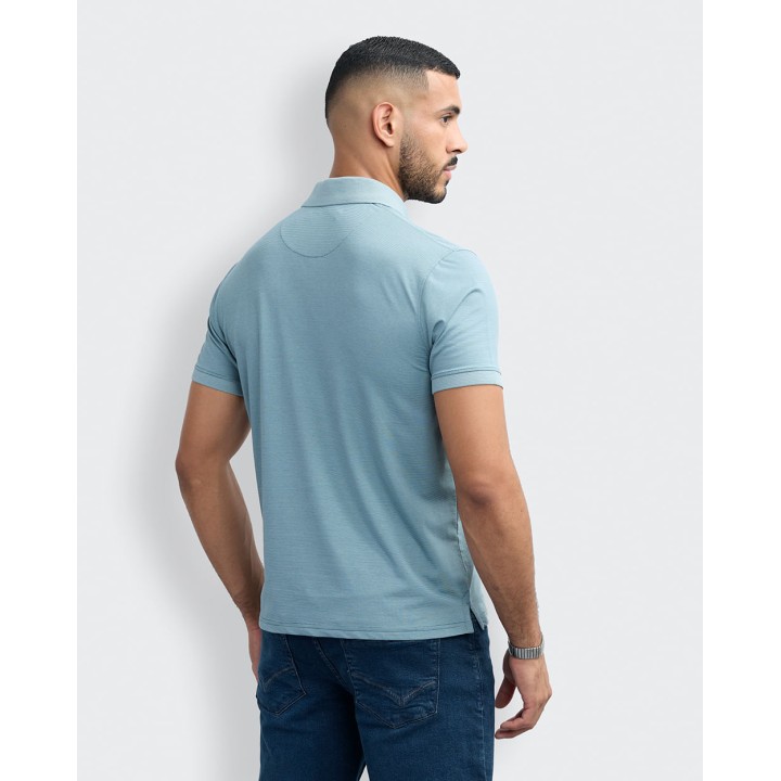 Polo Cuello Camisa Hombre Samuel Turquesa Slate