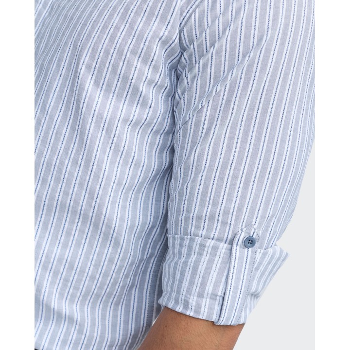 Camisa Hombre Sebastian Celeste Lavanda