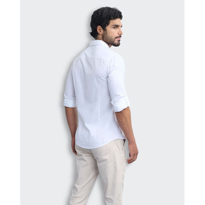 Camisa Hombre Leonardo Blanco Optico