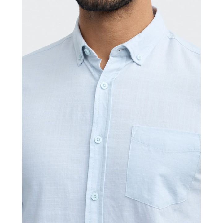 Camisa Hombre Paolo Celeste Claro