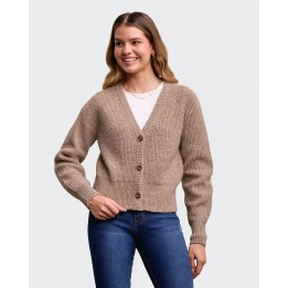 Chompa Mujer Ayra Marron Roble