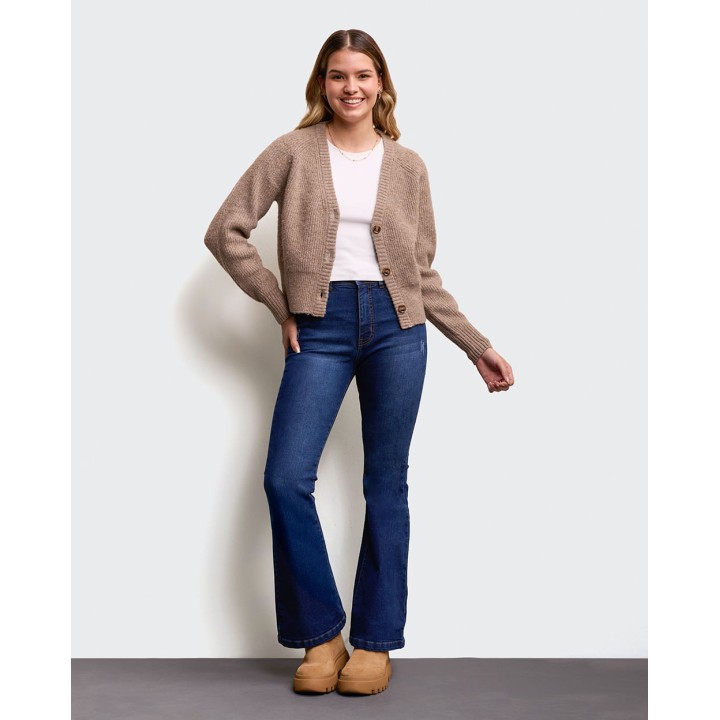 Chompa Mujer Ayra Marron Roble