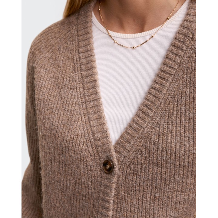 Chompa Mujer Ayra Marron Roble