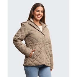 Casaca Mujer Croacia Verde Militar