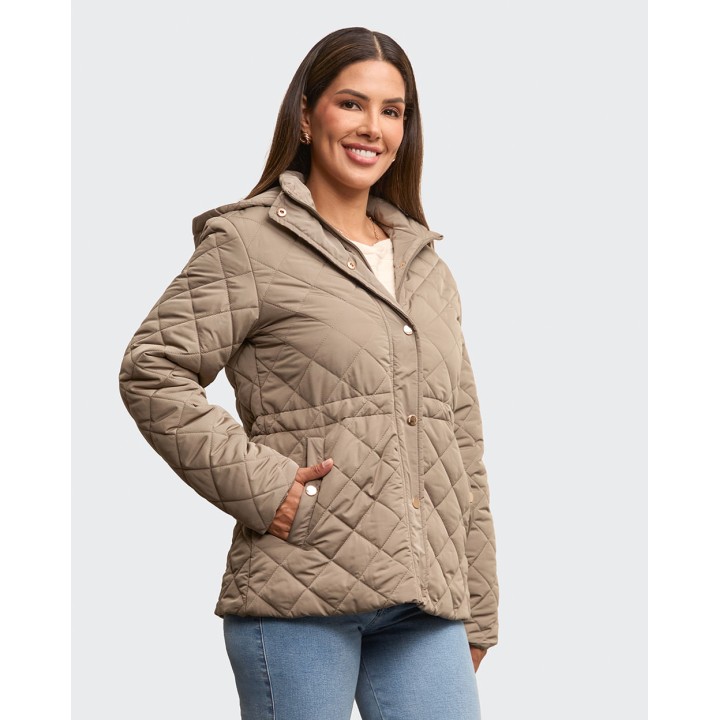 Casaca Mujer Croacia Verde Militar