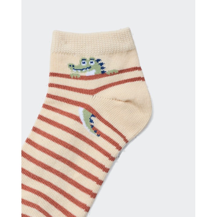 Calcetines Pack x 3 Niño Milcar Celeste Gris/Azul/Beige